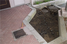 アスファルト工事　施工前
